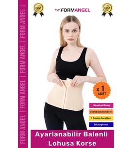 #Korse Doğum Sonrası Ayarlanabilir Balenli Ayarlanabilir Lohusa Hamile Toparlayıcı Bel Korse- 1 Adet