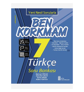 7. Sınıf Ben Korkmam Türkçe Soru Bankası
