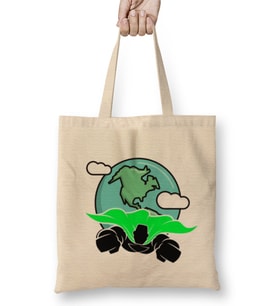 Earth Day 2021 Superearthman Earth Day Bez Çanta Uzun Saplı