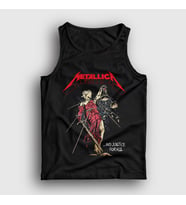 Presmono Unisex Siyah Lady Justice V2 Metallica Atlet 435691tt