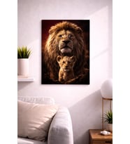 LION15  TASARIM MDF TABLO (27X18)