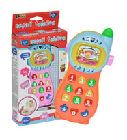 Pilli Sesli Müzikli Tuşlu Eğitici Oyuncak Neşeli Telefon