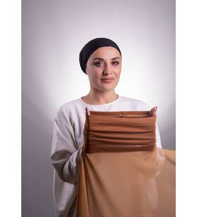Gold Pratik Hazır Geçmeli Şal Şifon Boru Boneli 3001_03