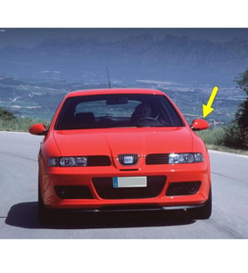Seat Leon MK1 2003-2005 Sol Yan Dış Dikiz Ayna Kapağı 6L0857537