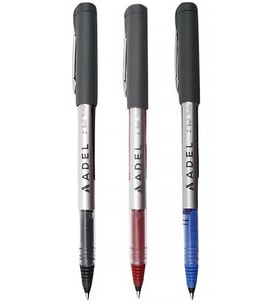 Adel Z Ball Konik Roller Kalem Kırmızı Mavi Siyah 3lü Set