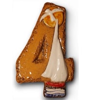 Seramik Kapı No:4 _ 8×13×2 (cm) Şamot Yelkenli Handmade