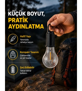 Su Geçirmez Dış Mekan LED Çadır Işığı