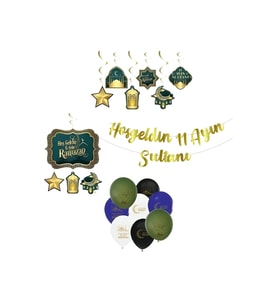 HOŞGELDİN ON BİR AYIN SULTANI RAMAZAN DEKARASYON SÜSLERİ