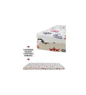 Katlanır Yatak Yer Yatağı (8 CM KALIN)Yatak 80x180 MARİN 8 CM