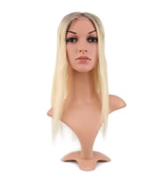 Ön Kısmı Ekstra Tül Rus Kumralı / Platin Ombreli Baby Taban Tepelik - 13x14cm