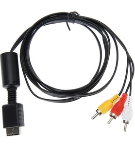 Ps2 Av Lcd Tv 3Rca Scart Lale Bağlantı Kablosu (Hdmi Kablo Değildir)