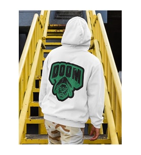Doctor Doomsday Baskılı Unisex Oversize Marvel Karakter Hoodie