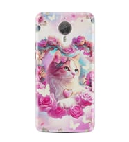 GM5 Plus Kılıf HD Resim Baskılı Güzel Kedi StKd -037