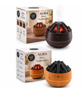 AURA ŞÖMİNE HAVA NEMLENDİRİCİ BUHAR MAKİNE - KOKU GİDERİCİ 8778 (5680)