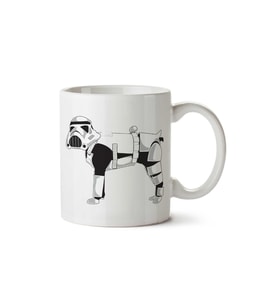 Star Wars Köpek iki Tarafı Baskılı Kupa Bardak