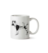 Star Wars Köpek iki Tarafı Baskılı Kupa Bardak