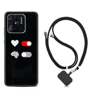 Xiaomi Redmi Note 7 8 9 Pro 10 2022 10 Pro 10S Kılıf Boyun Askılı Silikon Love Brain 1722