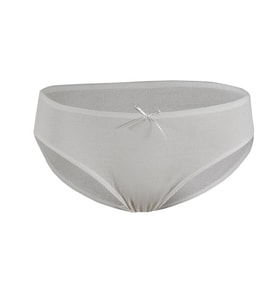 12 Adet Yıldız Bayan Likralı Kaşkorse Bikini Külot Ekru 3553
