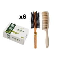Tariş Zeytinyağlı El ve Saç Sabun 125 gr 6 Adet Sabun Bio Care Tarak Saç Fırçası Klasik Şekil Verme Fön 1+1 Adet