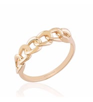 Rose Altın Düğüm Yüzük 14K Gold (Çok Renkli)