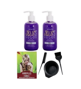 Saç Boyası Leylak 250 ml 2 Adet + Boya Seti