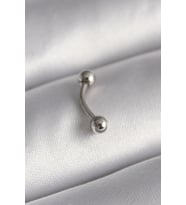 Gümüş Renk Topçuk Model Piercing - EBJ241123W29514