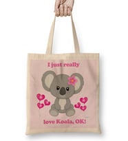 I Love Koala Bez Çanta Uzun Saplı