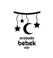 Arabada Bebek Var - Ay yıldız Modifiye Araba Sticker