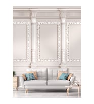 Dreamwall Çerçeve Desenli Isı Ve Ses Yalıtımlı Sağlıklı Tekstil Duvar Kağıdı (Çok Renkli)