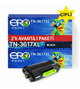 TN-3617XL / Brother MFC-L6915DN Çipli Muadil Toner - 2'li Avantaj Paket