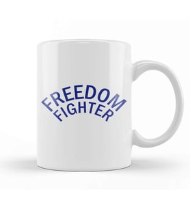 Freedom Fighter Kupa Bardak Porselen