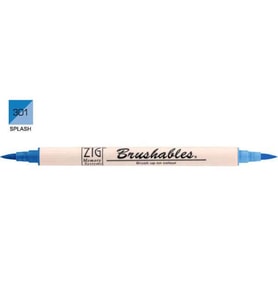 Zig Brushables 2 Renk Tonu Fırça Uçlu Marker Kalem 301 Splash 