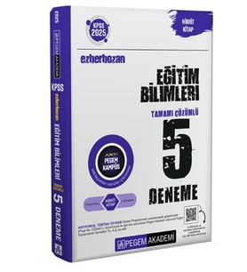 Pegem Kpss Eğitim Bilimleri Ezberbozan 5 Deneme 2025