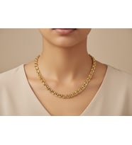STİL İNCİSİ/XUPING JEWELRY SERENTY MODEL KOLYE (Altın Rengi)