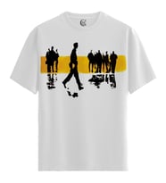 Walk Alone - %100 Pamuklu Erkek Beyaz Tişört - Premium Quality