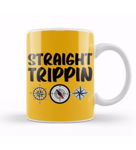 Funny Travel Gift Design Lover Trippin Wanderlust Journey Adventurer Vacation Kupa Bardak Porselen