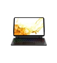 Samsung Galaxy T737 Tab S7 Fe 12.4 Kılıf Eternal Ledli Klavyeli Tablet Kılıfı - Siyah