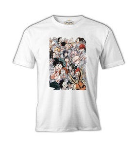 My Hero Academia Beyaz Erkek Tshirt