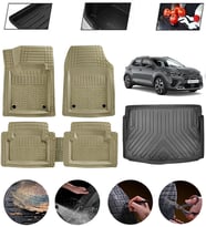Kia Stonic 2018-2021 Uyumlu Paspas Araca Özel Bagaj Havuzu MBS Bej