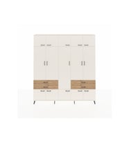 Arges Dolap 11 Raflı 4 Çekmeceli 2 Askılı 220x30x243 Aytaşı-Aytaşı/Çam