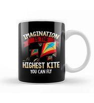 Cute Imagination Is The Highest Kite You Can Fly Kupa Bardak Porselen