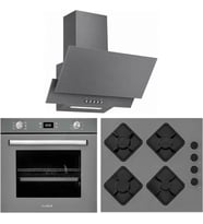 Alveus Set 13 MFA 627 - KLS 670 - F17 8 Prog. Dijital Turbo Ankastre Set - Gri