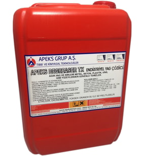 APEKS DEGREASER TX Güçlü Endüstriyel Yağ Alıcı - 10 Kg