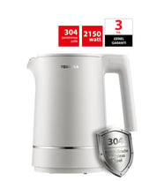Toshiba Cool Touch Gizli Rezistanslı 1.5 L Beyaz Su Isıtıcı Kettle KT-15PS1VME(W)