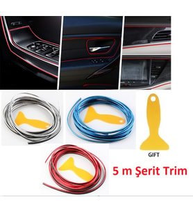 Araba Dekorasyon 5 Metre Şerit Trim