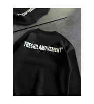 Kışlık Bisiklet Yaka Oversize Baskılı SweatShirt - Siyah