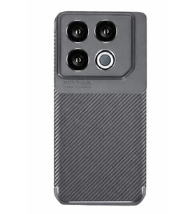 Mey İthalat® İnfinix GT 20 Pro Kılıf Auto Focus Karbon Kapak - Gri