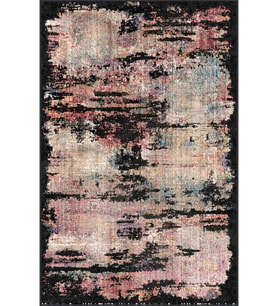 Eliana Home Baskılı, Yıkanabilir Kaymaz Taban Salon Halısı LNA1527-HT135 100x150 cm (Pembe)