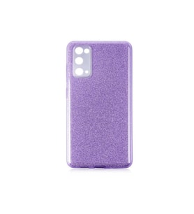 Samsung Galaxy S20 FE Uyumlu Kılıf Zore Shining Silikon (Mor)