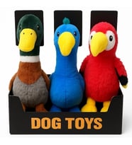 Pet Luxe Happy Wings 3'lü Sesli peluş oyuncak set